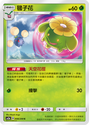 毽子花