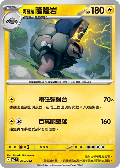 阿羅拉 隆隆岩