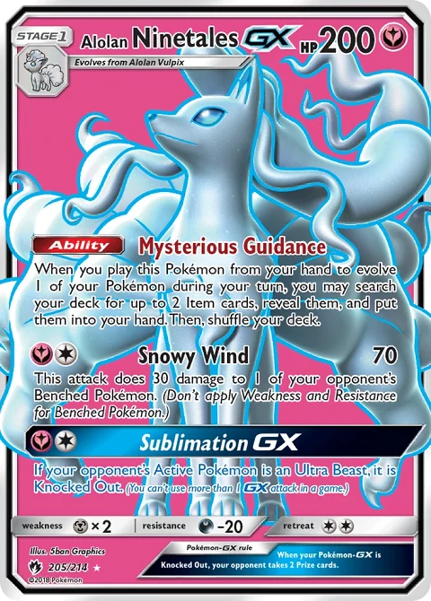 Alolan Ninetales GX