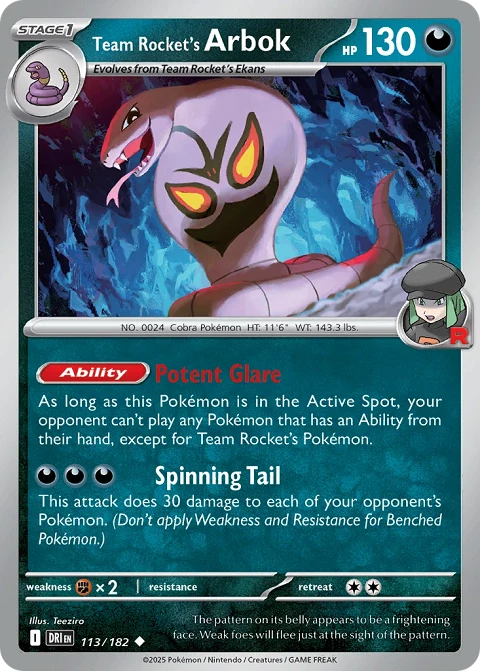 Team Rocket's Arbok
