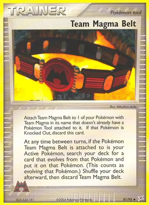 Team Magma Belt